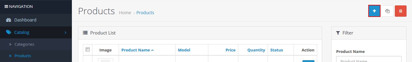 add new product step1